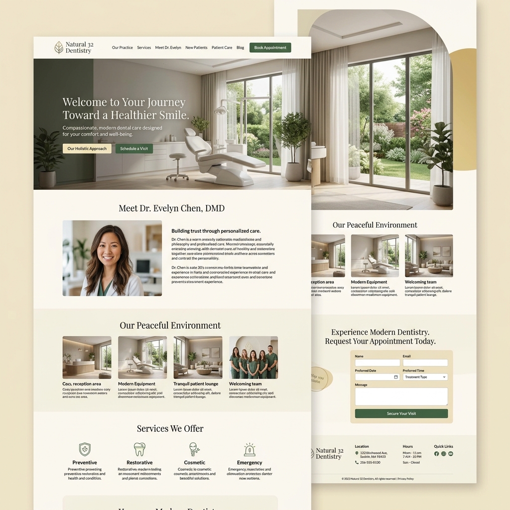 Featured client website preview